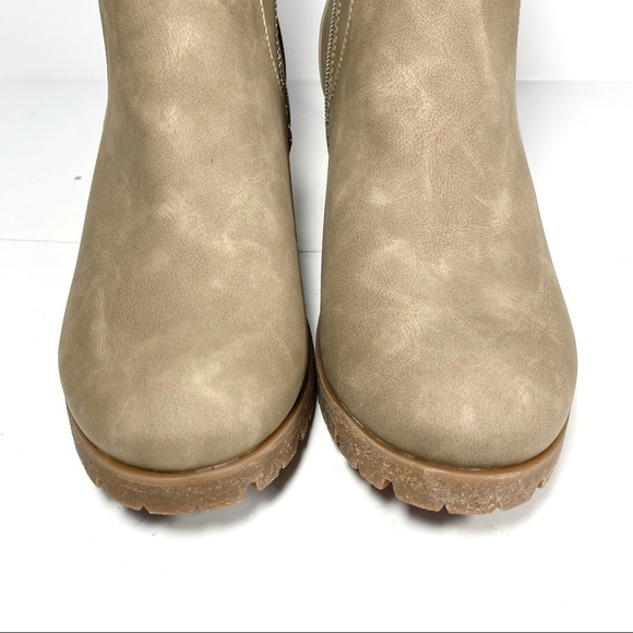 Korks By Kork-Ease Esmerelda Ankle Boots Womens Size 9.5 M Block Heel Taupe - Picture 6 of 12